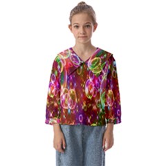 Rainbow Spectrum Bubbles Kids  Sailor Shirt by artworkshop