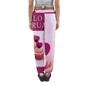 Hello february text and cupcakes Women s Jogger Sweatpants View2