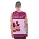 Hello february text and cupcakes Men s Basketball Tank Top View2