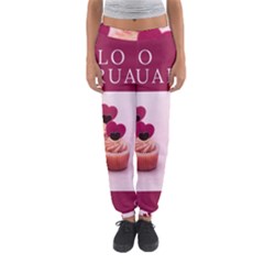 Hello February Text And Cupcakes Women s Jogger Sweatpants by artworkshop