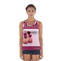 Hello february text and cupcakes Sport Tank Top  View1