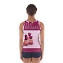 Hello february text and cupcakes Sport Tank Top  View2