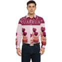 Hello february text and cupcakes Men s Long Sleeve  Shirt View1