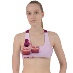 Hello February Text And Cupcakes Criss Cross Racerback Sports Bra by artworkshop