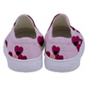 Hello february text and cupcakes Kids  Canvas Slip Ons View4