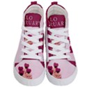 Hello february text and cupcakes Kids  Hi-Top Skate Sneakers View1