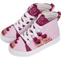 Hello february text and cupcakes Kids  Hi-Top Skate Sneakers View2