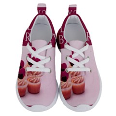 Hello February Text And Cupcakes Running Shoes by artworkshop