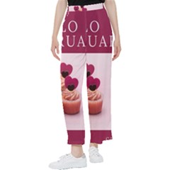 Hello February Text And Cupcakes Women s Pants  by artworkshop