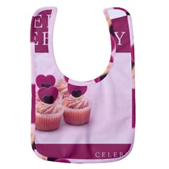 Hello February Text And Cupcakes Baby Bib by artworkshop