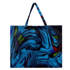 Texture Background Zipper Large Tote Bag