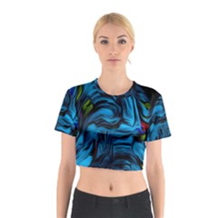 Texture Background Cotton Crop Top