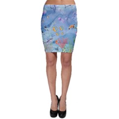 Great Barrier Reef  Bodycon Skirt by PollyParadiseBoutique7