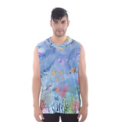 Great Barrier Reef  Men s Basketball Tank Top by PollyParadiseBoutique7