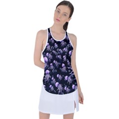 Jellyfish Swarm Racer Back Mesh Tank Top by PollyParadiseBoutique7