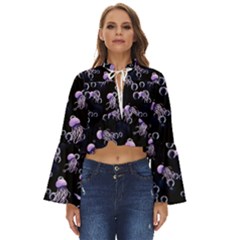 Jellyfish Swarm Boho Long Bell Sleeve Top