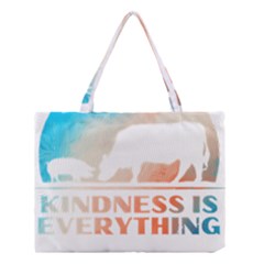 Vegan Animal Lover T- Shirt Kindness Is Everything Vegan Animal Lover T- Shirt Medium Tote Bag by maxcute