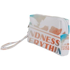 Vegan Animal Lover T- Shirt Kindness Is Everything Vegan Animal Lover T- Shirt Wristlet Pouch Bag (small) by maxcute