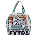 Video Gamer T- Shirt Exercise I Thought You Said Extra Lives - Gamer T- Shirt Boxy Hand Bag View1