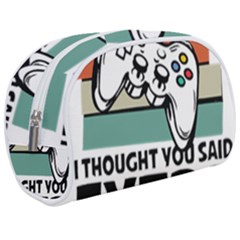 Video Gamer T- Shirt Exercise I Thought You Said Extra Lives - Gamer T- Shirt Make Up Case (medium) by maxcute