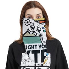 Video Gamer T- Shirt Exercise I Thought You Said Extra Lives - Gamer T- Shirt Face Covering Bandana (triangle) by maxcute