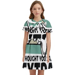 Video Gamer T- Shirt Exercise I Thought You Said Extra Lives - Gamer T- Shirt Kids  Bow Tie Puff Sleeve Dress by maxcute