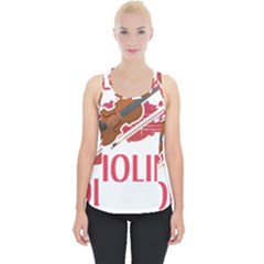 Violin T- Shirt Cool Girls Play Violin T- Shirt Piece Up Tank Top by maxcute