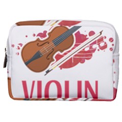 Violin T- Shirt Cool Girls Play Violin T- Shirt Make Up Pouch (medium) by maxcute