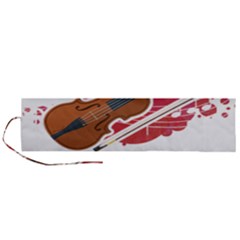 Violin T- Shirt Cool Girls Play Violin T- Shirt Roll Up Canvas Pencil Holder (l) by maxcute