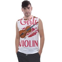 Violin T- Shirt Cool Girls Play Violin T- Shirt Men s Regular Tank Top by maxcute