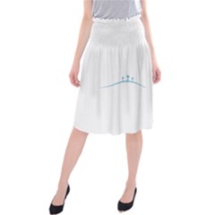 Voice Actor T- Shirt As For Me And My Voice We Will Serve The Lord Christian T- Shirt Midi Beach Skirt by maxcute