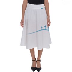 Voice Actor T- Shirt As For Me And My Voice We Will Serve The Lord Christian T- Shirt Perfect Length Midi Skirt by maxcute