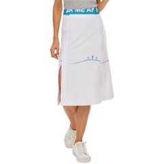 Voice Actor T- Shirt As For Me And My Voice We Will Serve The Lord Christian T- Shirt Midi Panel Skirt by maxcute