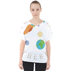 We Used To Live There T- Shirt We Used To Live There T- Shirt V-neck Dolman Drape Top by maxcute