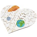 We Used To Live There T- Shirt We Used To Live There T- Shirt Wooden Puzzle Heart View2