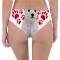 West Highland White Terrier Gift T- Shirt Cute West Highland White Terrier Valentine Heart Paw West Reversible Classic Bikini Bottoms View2