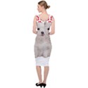 West Highland White Terrier Gift T- Shirt Cute West Highland White Terrier Valentine Heart Paw West Sleeveless Pencil Dress View4