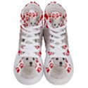 West Highland White Terrier Gift T- Shirt Cute West Highland White Terrier Valentine Heart Paw West Women s Hi-Top Skate Sneakers View1