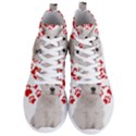 West Highland White Terrier Gift T- Shirt Cute West Highland White Terrier Valentine Heart Paw West Men s Lightweight High Top Sneakers View1