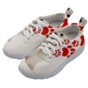 West Highland White Terrier Gift T- Shirt Cute West Highland White Terrier Valentine Heart Paw West Kids Athletic Shoes View2