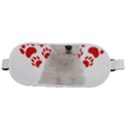 West Highland White Terrier Gift T- Shirt Cute West Highland White Terrier Valentine Heart Paw West Rounded Waist Pouch View2