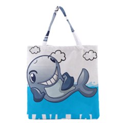 Whale Lovers T- Shirt Cute Whale Kids Water Sarcastic But Do I Have To  T- Shirt Grocery Tote Bag by maxcute