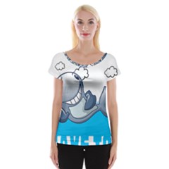 Whale Lovers T- Shirt Cute Whale Kids Water Sarcastic But Do I Have To  T- Shirt Cap Sleeve Top by maxcute