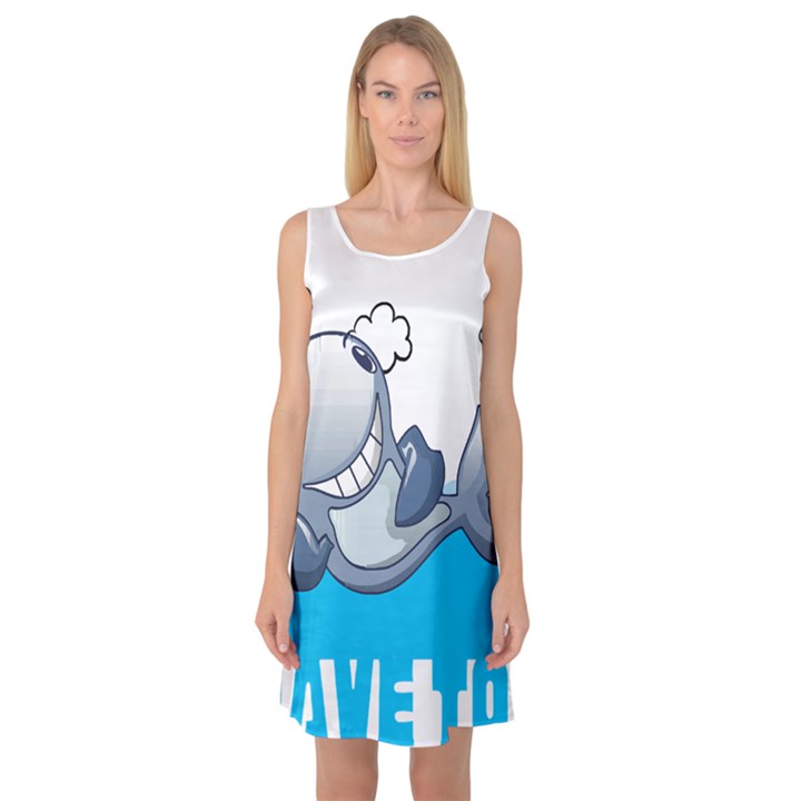 Whale Lovers T- Shirt Cute Whale Kids Water Sarcastic But Do I Have To  T- Shirt Sleeveless Satin Nightdress