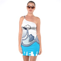 Whale Lovers T- Shirt Cute Whale Kids Water Sarcastic But Do I Have To  T- Shirt One Soulder Bodycon Dress