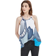 Whale Lovers T- Shirt Cute Whale Kids Water Sarcastic But Do I Have To  T- Shirt Flowy Camisole Tank Top by maxcute