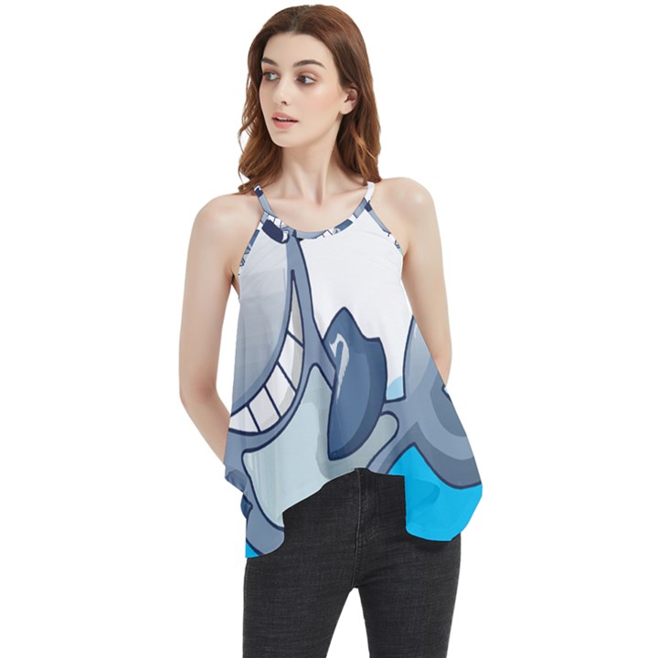 Whale Lovers T- Shirt Cute Whale Kids Water Sarcastic But Do I Have To  T- Shirt Flowy Camisole Tank Top