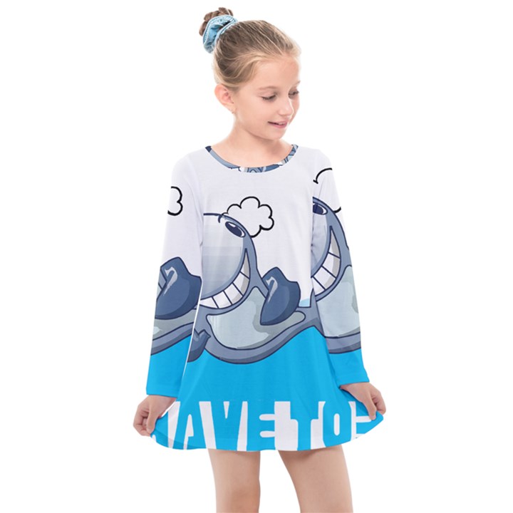 Whale Lovers T- Shirt Cute Whale Kids Water Sarcastic But Do I Have To  T- Shirt Kids  Long Sleeve Dress