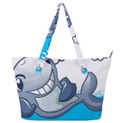 Whale Lovers T- Shirt Cute Whale Kids Water Sarcastic But Do I Have To  T- Shirt Full Print Shoulder Bag by maxcute