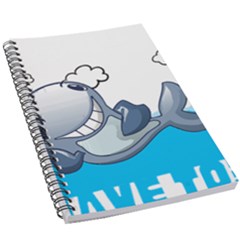 Whale Lovers T- Shirt Cute Whale Kids Water Sarcastic But Do I Have To  T- Shirt 5 5  X 8 5  Notebook by maxcute